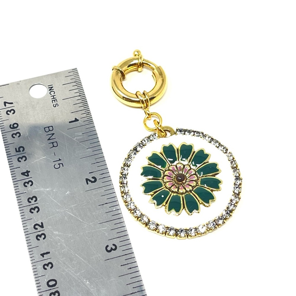 New Anthropologie Tova Petals Crystal Charm - Picture 4 of 5